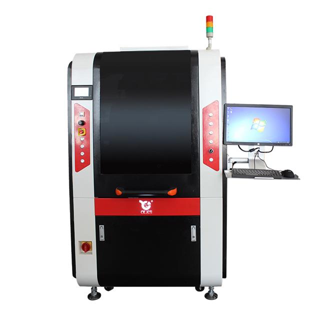 在線式機械手高速噴射點膠機正面