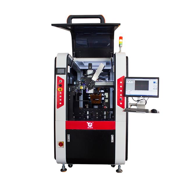 在線式機械手高速噴射點膠機正面